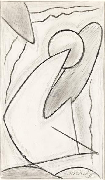 ABRAHAM WALKOWITZ (1878 - 1965, RUSSIAN/AMERICAN) Untitled Abstraction (Six works).